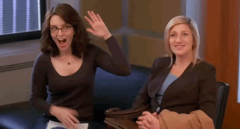 High Five 30 Rock GIF by CraveTV - Find & Share on GIPHY