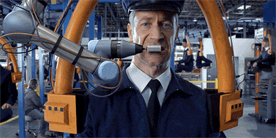 the maytag man toothbrush GIF by Maytag