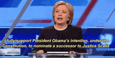 Hillary Clinton Constitution GIF by Univision Noticias