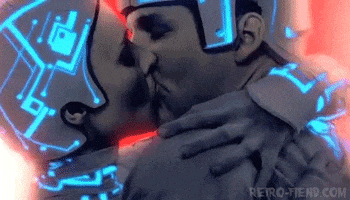 video games kiss GIF by RETRO-FIEND