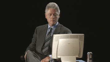 Happy Bill Clinton GIF