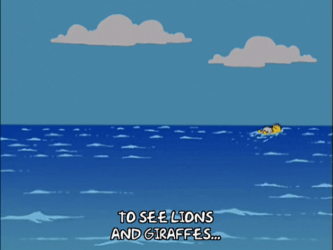 Man Swims Away GIFs - Get the best GIF on GIPHY