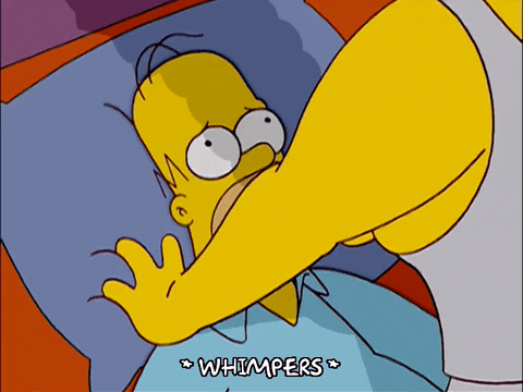 Homer Simpson Bed GIF - Find & Share on GIPHY