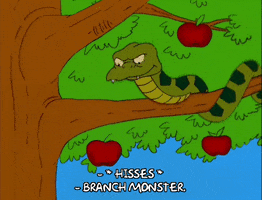 episode 18 snake in a tree GIF