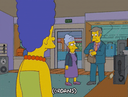 disgusted the simpsons GIF