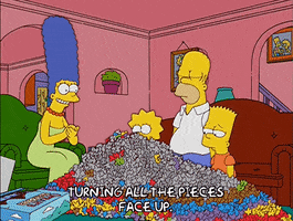 homer simpson puzzle GIF