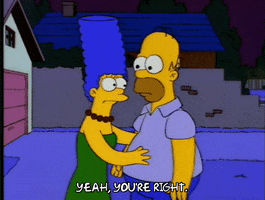 Season 4 Hug GIF by The Simpsons