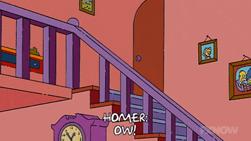Episode 9 Staircase GIF by The Simpsons