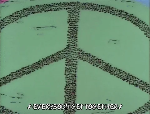 Season 3 Peace GIF by The Simpsons