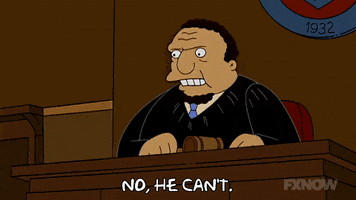 Episode 16 Judge Snyder GIF by The Simpsons