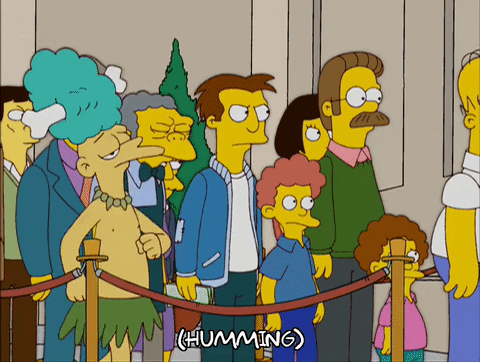 Humming Homer Simpson Gif