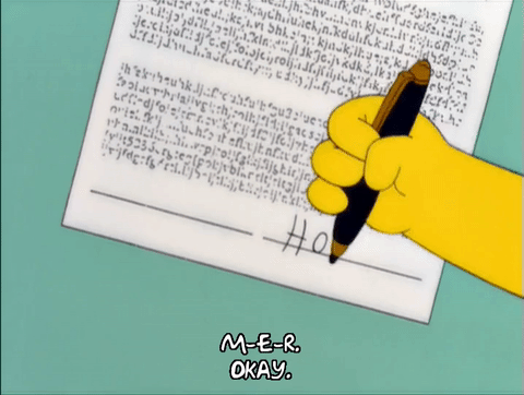 Signing Homer Simpson GIF - Find & Share on GIPHY