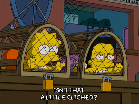 lisa simpson hit GIF
