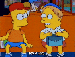 Season 3 Girl GIF by The Simpsons