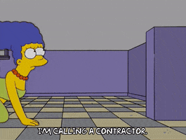 marge simpson contractor GIF