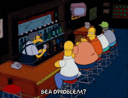 Season 3 Drinking GIF by The Simpsons