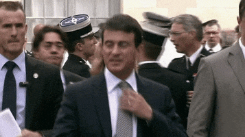 manuel valls cravate GIF by franceinfo