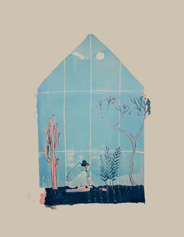 binatangerina nature greenhouse screenprinting binatangerina GIF