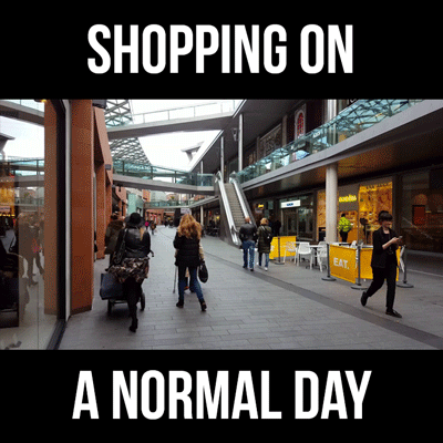 footasylum funny shopping zombies black friday GIF