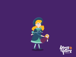 yum-yum-videos animation cartoon halloween horror GIF