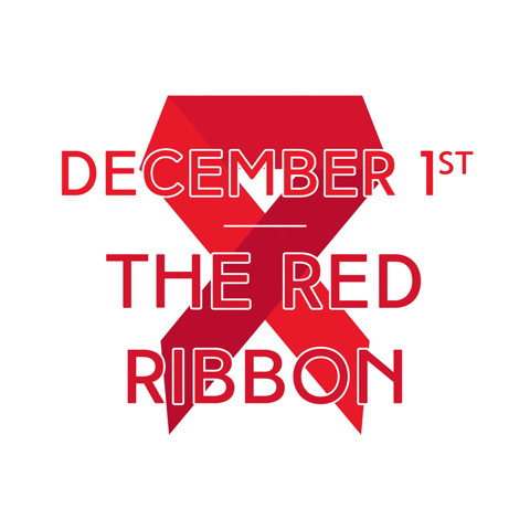 RobertaBelfontali red ribbon aids hiv GIF