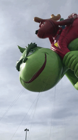 The Grinch Balloons GIF by The 95th Macy’s Thanksgiving Day Parade