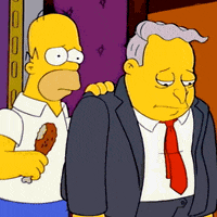 Sad Homer Simpson GIF by Rodney Dangerfield