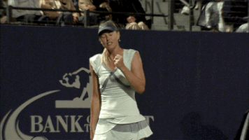 Excited Maria Sharapova GIF by US Open