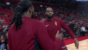 cleveland cavaliers armlock GIF by NBA