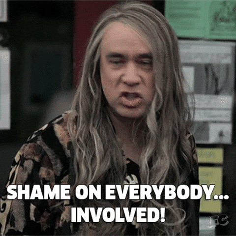 Shame Candace GIF by IFC - Find & Share on GIPHY