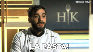 pasta hk GIF by Hell's Kitchen Italia