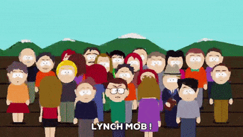 fire crowd GIF by South Park