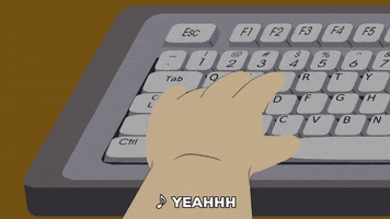 keyboard enjoying GIF by South Park 