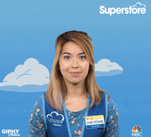 waving nichole bloom GIF by Superstore