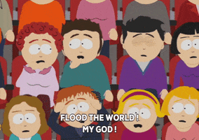 shock disgust GIF by South Park 