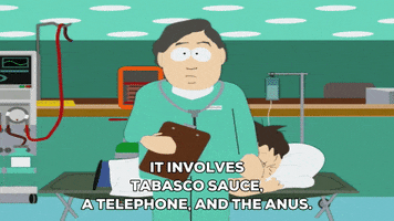 doctor talking reporting GIF by South Park 