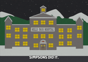 snow sky GIF by South Park 