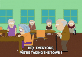 old people grandpa marvin marsh GIF by South Park 