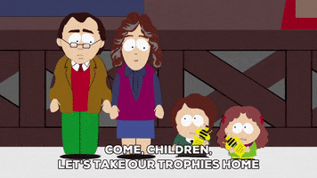 family leaving GIF by South Park 
