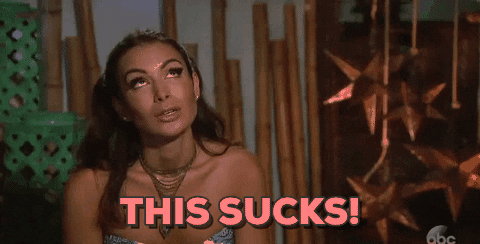 This Sucks Season 3 GIF by Bachelor in Paradise - Find & Share on GIPHY