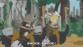 riding otters GIF by South Park