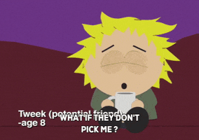 scared tweek tweak GIF by South Park 