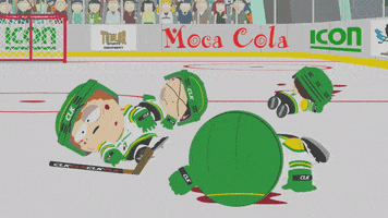 hockey bleeding GIF by South Park 