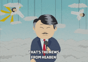 closed eyes speaking GIF by South Park 