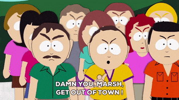 crowd talking GIF by South Park 