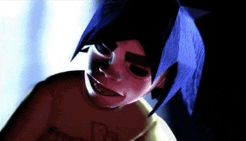 brit awards clint eastwood live GIF by Gorillaz