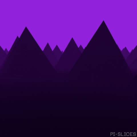 Mountains Pyramids GIF by Pi-Slices