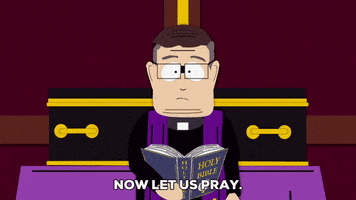 church pray GIF by South Park 