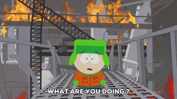 burning kyle broflovski GIF by South Park 