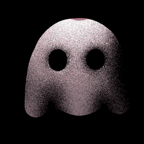 oritoor art loop face ghost GIF